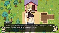 我在叙述这个Hentai游戏第三部分，大奶在马厩农场