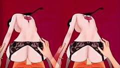 I watch Boa Hancock cheat on Luffy in VR at the motel with intense action