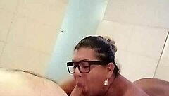 Transsexual Sucking Chubby Cock