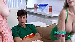 Hard anal threesome with alice in the room