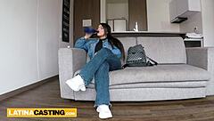 Hot BBW Latina gets down on big cock