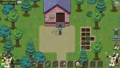 我在叙述这个Hentai游戏第三部分，大奶在马厩农场