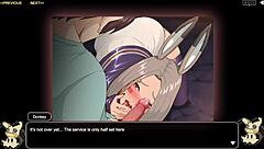 我在叙述这个Hentai游戏第三部分，大奶在马厩农场