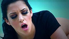 Busty diva enjoys outdoor solo play with toys