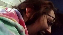 Russian amateur stepsister called whore, fucked on New Year's Eve.