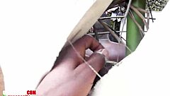 Oh god, that brunette babe gags on monster cock!