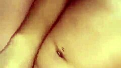 Hot trans woman enjoys a ride on the boat