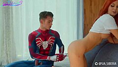 sia siberia does spider-man sex at home. wet pussy riding monster cock