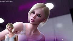 Apocalust 15: Stepsis Receives Cumshot on Tight Pink Pussy in 3D Game