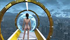 watch the mature maid ride the young guy's cock?