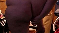 wife puts on a show with toys and dildo for gay bbw solo