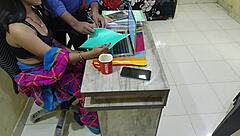 hot indian madam gets fucked by office boy