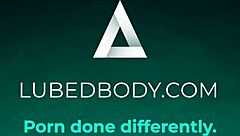 Saggy Titted Lesbian Girlfriend Interrupts Online Meeting