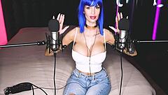 Want Hands-Free Orgasm with Cum on Big Tits?