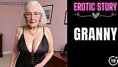 Granny's Hot Friend Seduces Young Man in Taboo Encounter