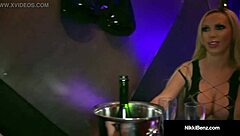 Nikki Benz Rips Clothes For Big Ass Oral Fucking 3some!
