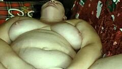 milf squirts hard using two huge dildos for orgasm