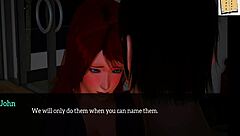 Family story unfolds with small tits in anime style