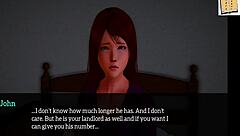 Family story unfolds with small tits in anime style