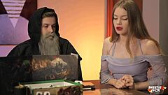 D&D Little 18+ Big Porn Adventure With Redhead In Intense Face Fucking