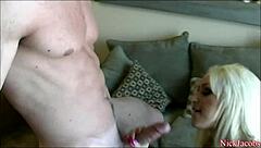 Blonde Milf Breanne Benson Screams as Bodybuilder Nick Jacobs Dominates Her Rough Fuck!