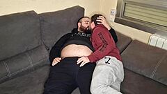 Oso And Chaser Tease With 69 On Sofa