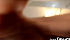 Beautiful amateur with slim body self-pleasure by fingering her wet vagina