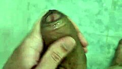 Brazilian Guy Cums in the Shower