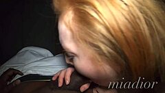 horny bbw redhead mia dior gobbles bbc blackstar!
