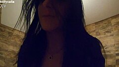 Milfycalla Pees And Masturbates In Stockings