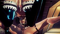 i suck mizu's big cock in yaoi femboy bareback game