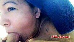 pov hidden blowjob after bath