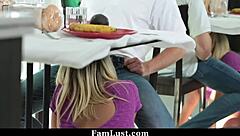 my horny stepmom just wants to fuck me with her big tits