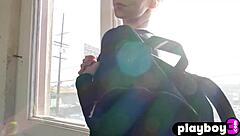 Cute Canadian Teen Hailey Afton Passionately Undresses and Poses Her Petite Ass!