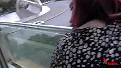 redhead sucks big dick in public - lulu pretel and jose adiction