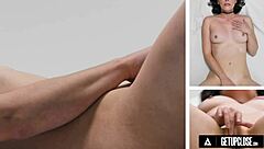 I’m obsessed watching Casey Calvert masturbate solo up close