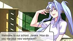 Secret agent learns to flash big tits in fbi hentai game