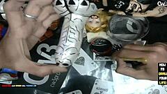 its time to finish painting the little grey alien with my dildo