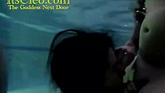 gagging cleo and annie knight suck cock underwater for cum