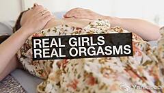 Yanks Nymph Envy B Toys Her Twat with Vibrator and Dildo