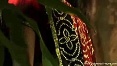 Sacred ancient india dancing expresses sensuality softly