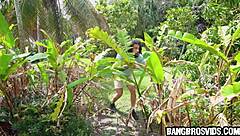 Fucking Stepsister Outside In Doggy And Cowgirl