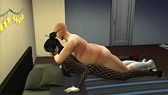 年轻亚洲婊子穿丝袜好好伺候客户