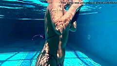 Mary Kalisy Touches Herself Sexily In Pool