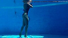 Mary Kalisy Touches Herself Sexily In Pool