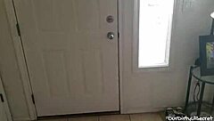 I give my girlfriend a happy ending massage and she swallows my cum