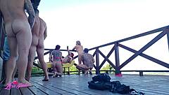 Leaked Video Of University Students In Orgy On Dorm Deck?