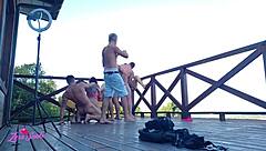 Leaked Video Of University Students In Orgy On Dorm Deck?