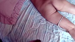 I get two cumshots on my stepbrother's ass and ask for more