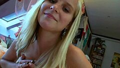 My blonde best friend gets fucked by my cock